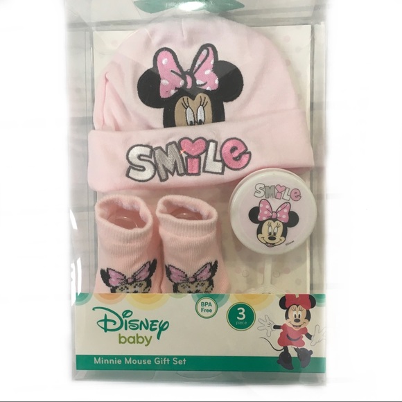 Disney Other - Disney Baby Minnie Mouse 3 Piece Gift Set